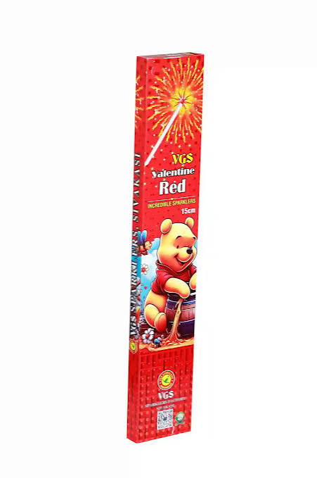 15 CM RED SPARKLERS